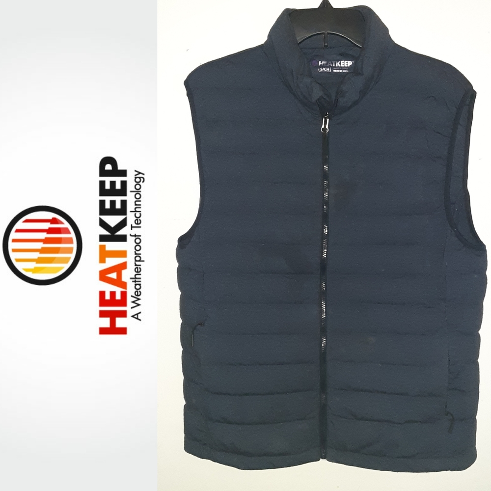 HeatKeep Navy Blue Puffer Vest
